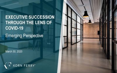  EXECUTIVE SUCCESSION THROUGH THE LENS OF COVID-19